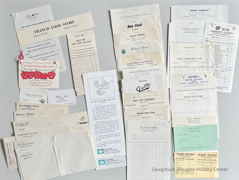          Greene & Howard bowling shirts letterhead, Engineered Marine Products flyers, and H.D. Hudson Manufacturing hang tag moved to 2021.18.97
   
