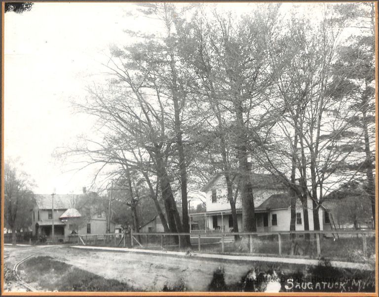 748 Holland St. with Interurban Tracks Turn at Lucy St.