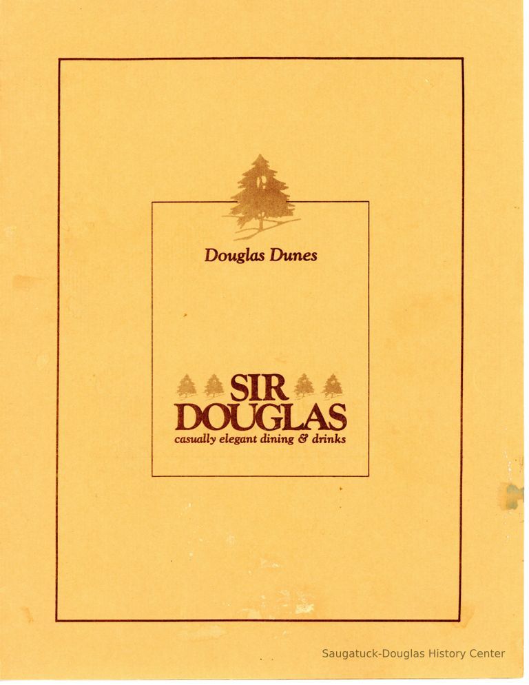          Cafe Sir Douglas Menu
   