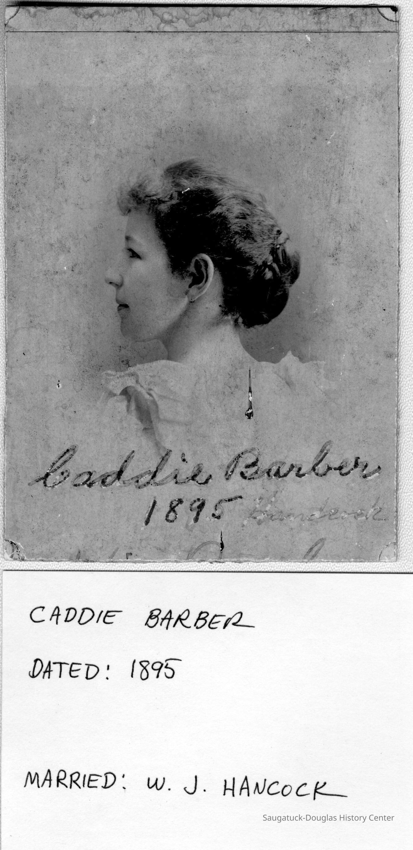          Caddie Barber 1895 picture number 1
   