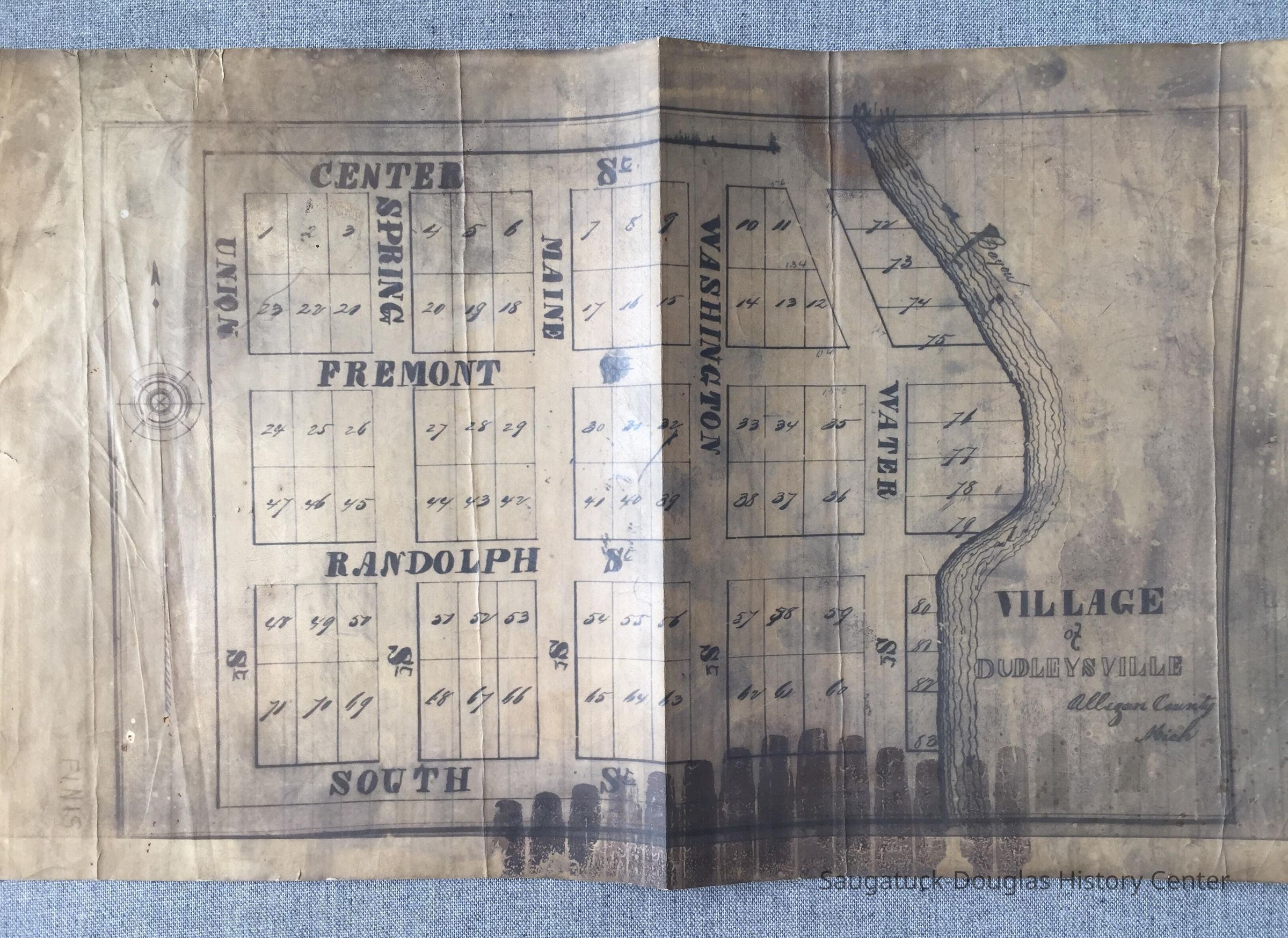Village of Dudleyville map