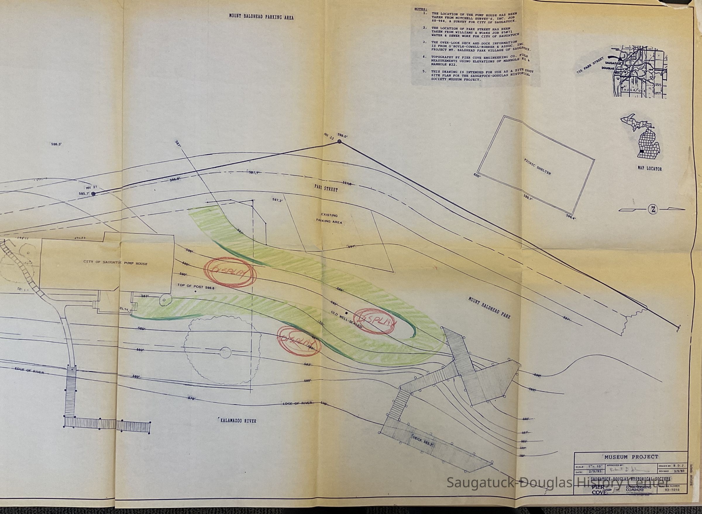 Pump house surroundings topography map picture number 1