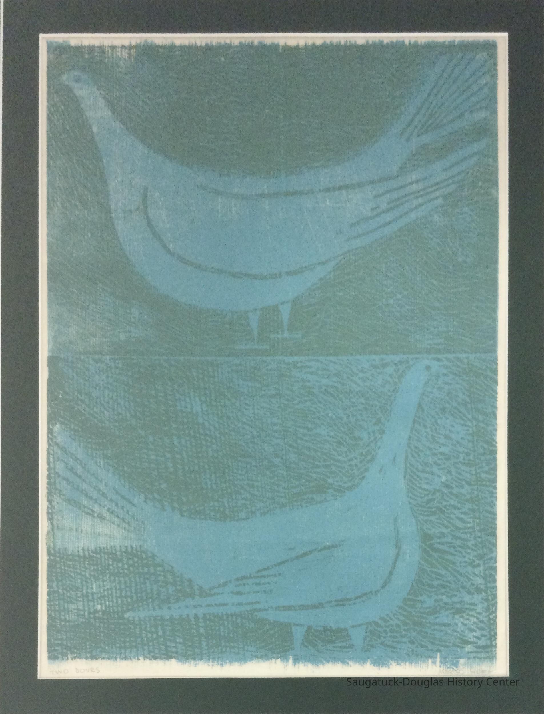 Two doves print