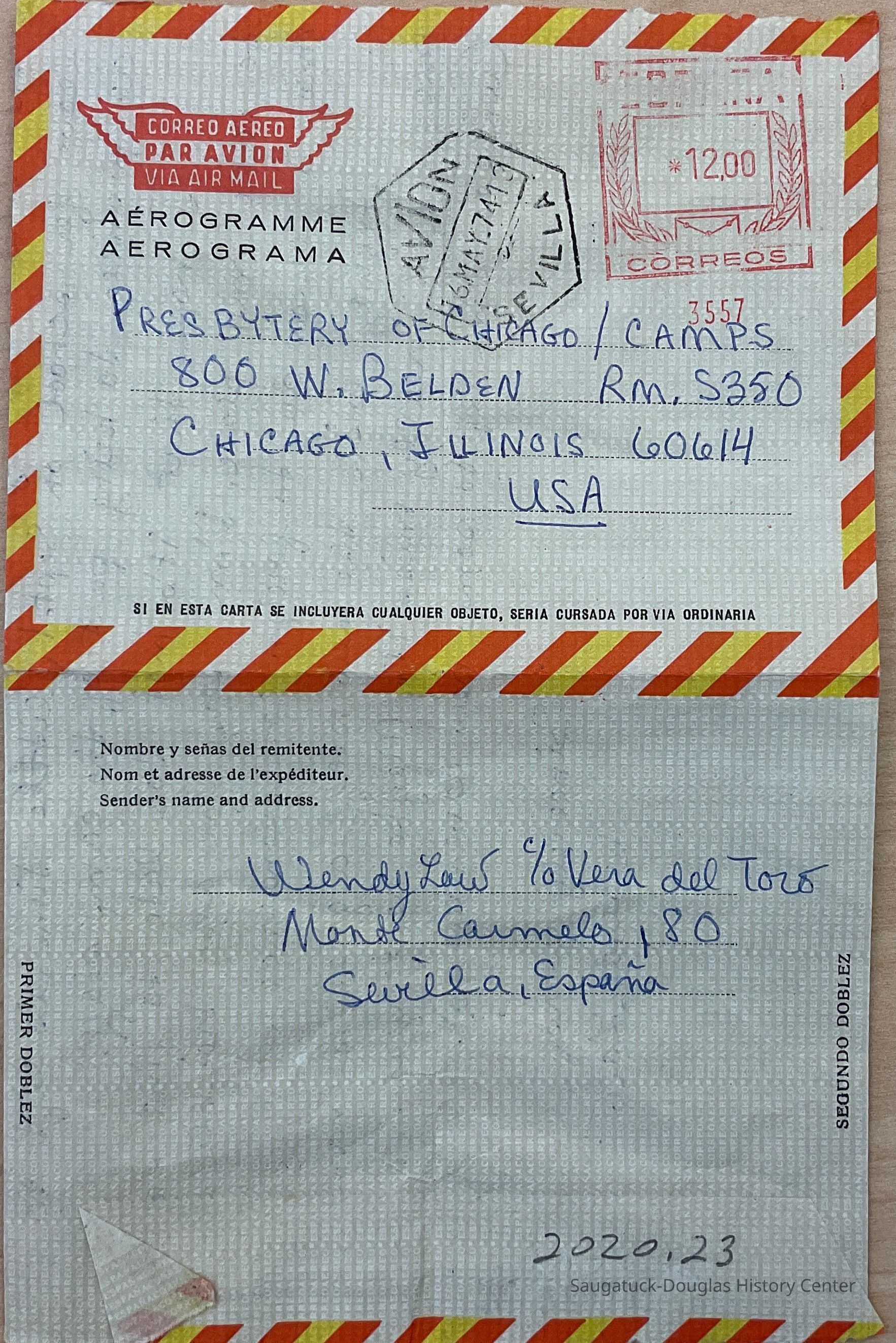 Letter picture number 1
