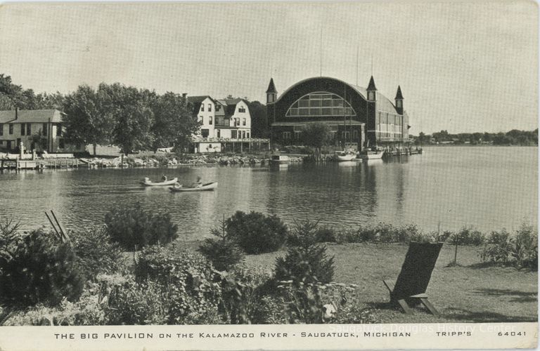          The Big Pavilion on the Kalamazoo River Postcard
   