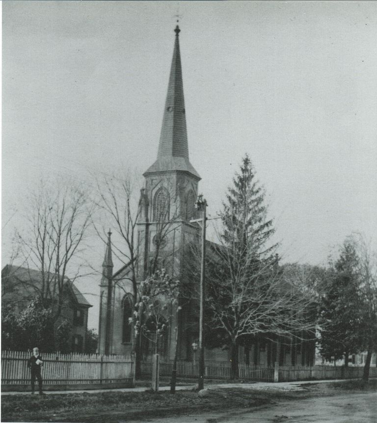          First Baptist Church: First Baptist Church, Spring Street & Millburn Avenue, 1897 picture number 1
   