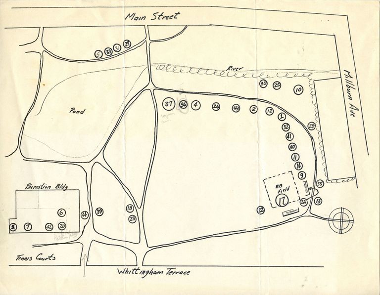          Bicentennial: Millburn Bicentennial Fair Map and Key, 1976 picture number 1
   