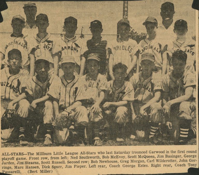          Baseball: Millburn Little League All-Stars, 1958 picture number 1
   