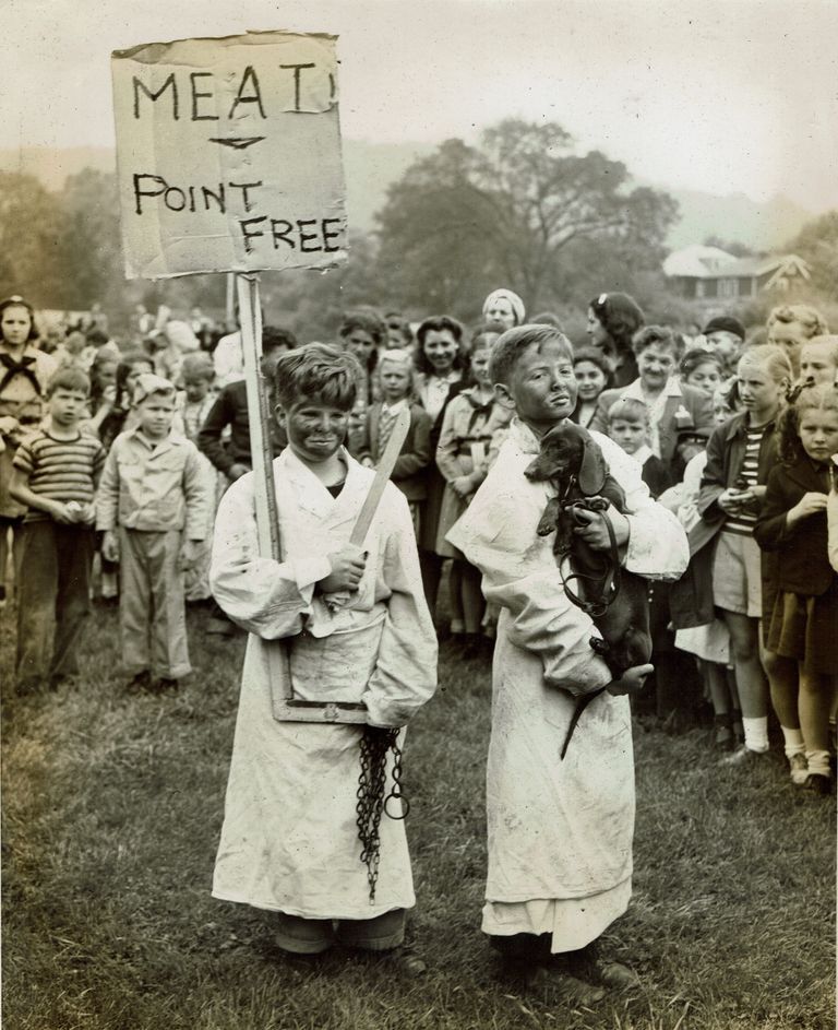          Millburn Art Center 1945 Scrapbook: Village Festival Costume Contest Second Place, 1945 picture number 1
   