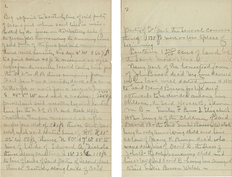          Brison: Estate Hand Written Documents picture number 1
   