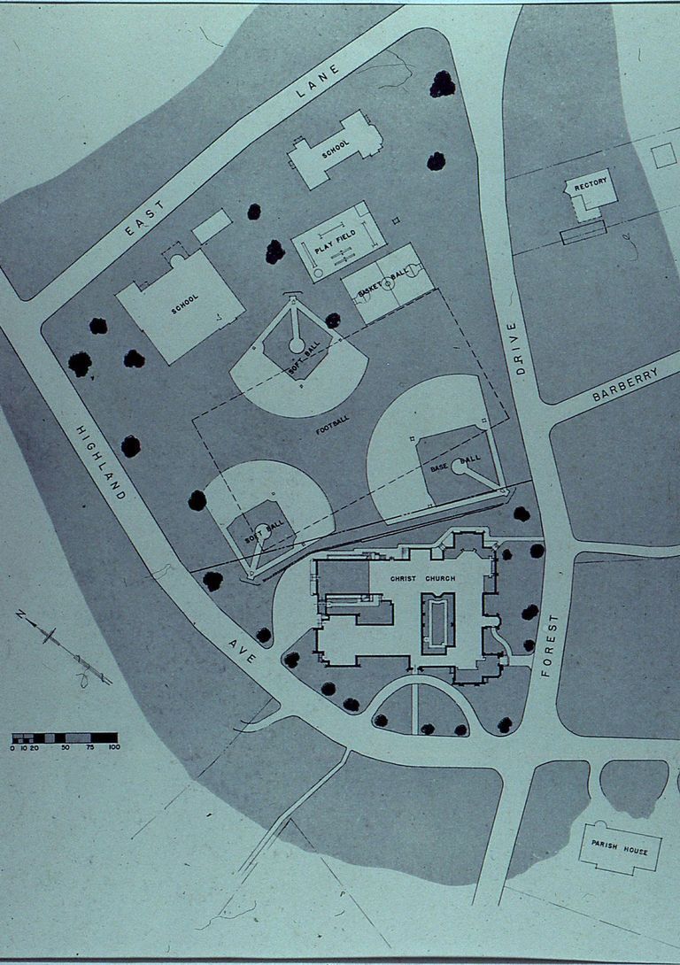          Christ Church: Plot Plan, 1950 picture number 1
   