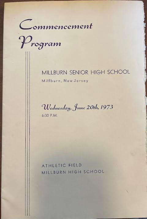          Millburn High School Commencement Program (1973) picture number 1
   