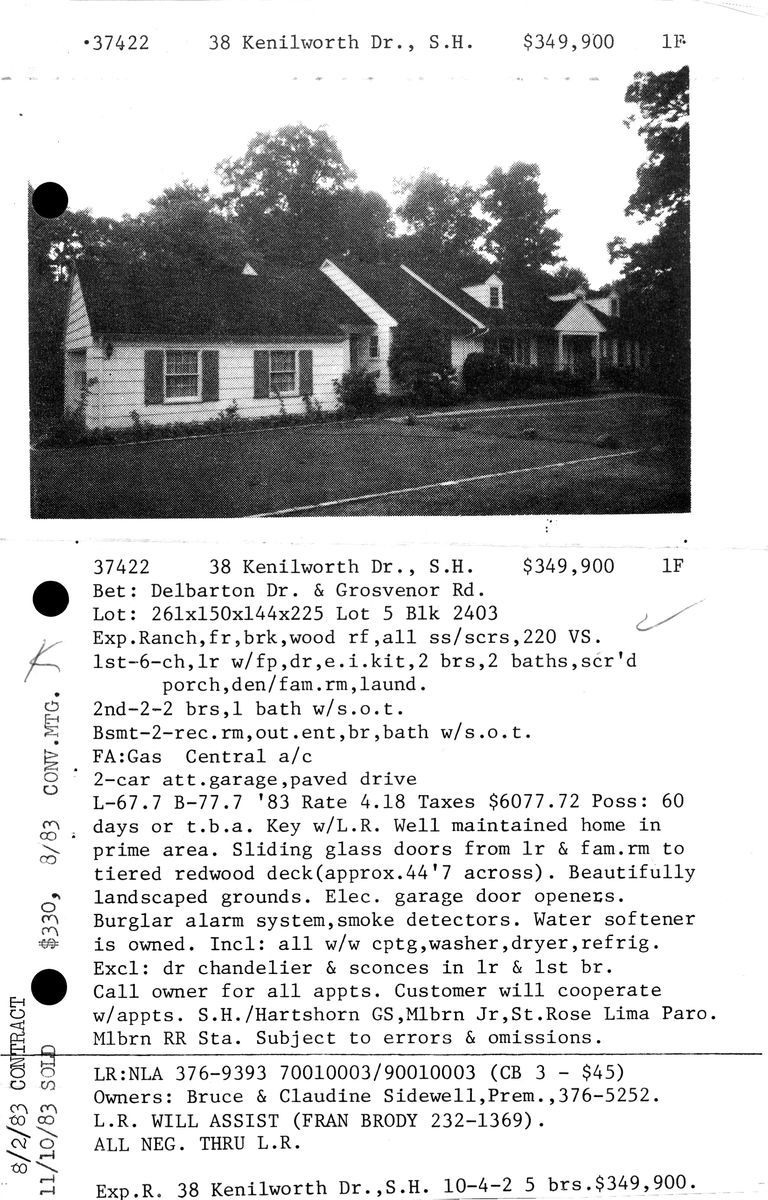          38 KENILWORTH DRIVE picture number 1
   