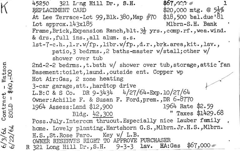          321 LONG HILL DRIVE picture number 1
   