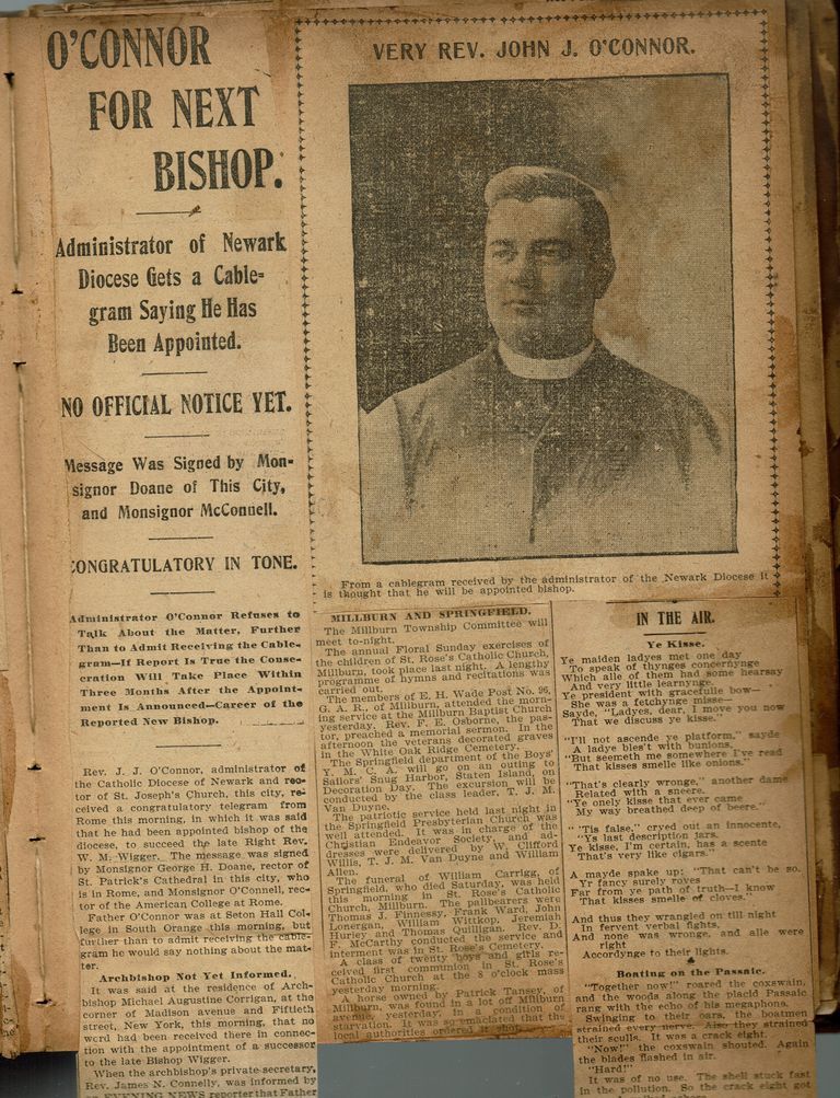          Flanagan Scrapbook: J.J. O'Connor, Wade G.A.R. Post, page 14 picture number 1
   