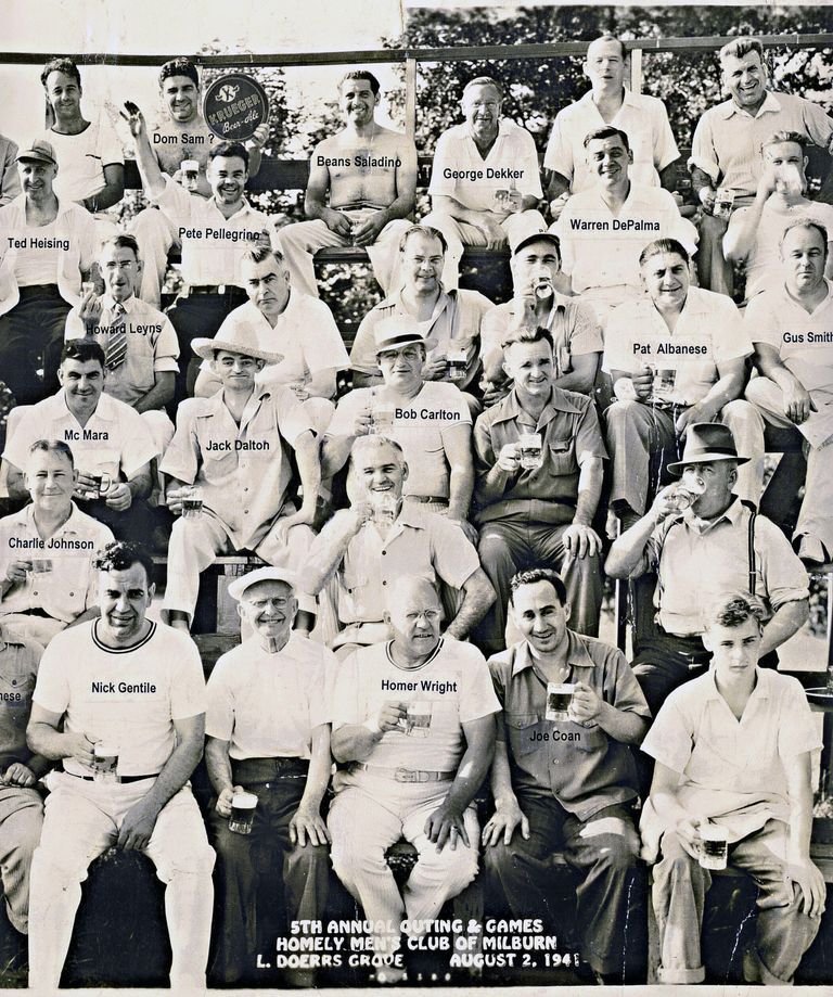          Homely Men's Club Millburn, B&W Photograph August, 1941 picture number 1
   