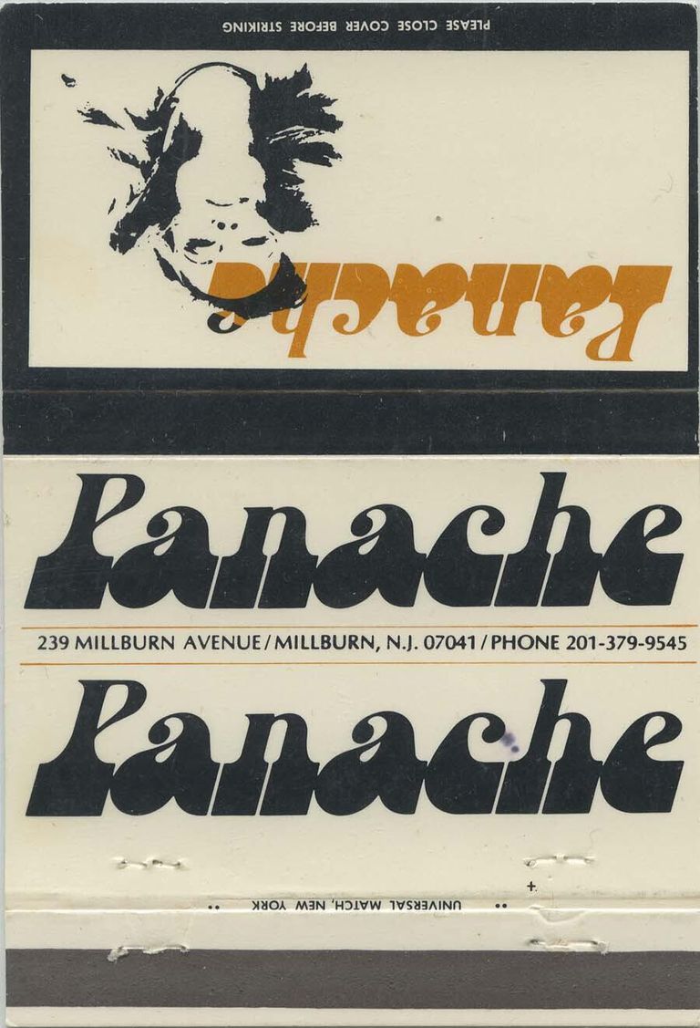          Panache of Millburn Matchbook Cover picture number 1
   