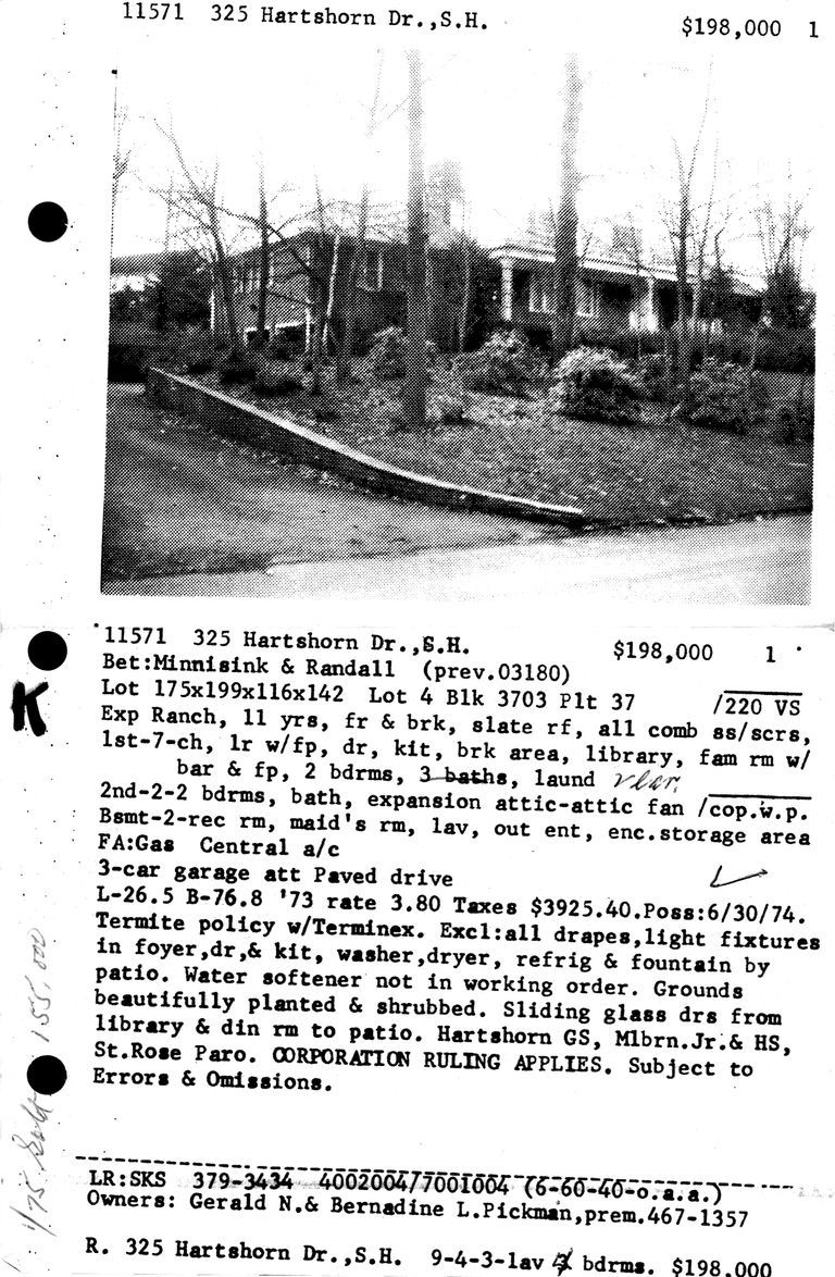          325 HARTSHORN DRIVE picture number 1
   