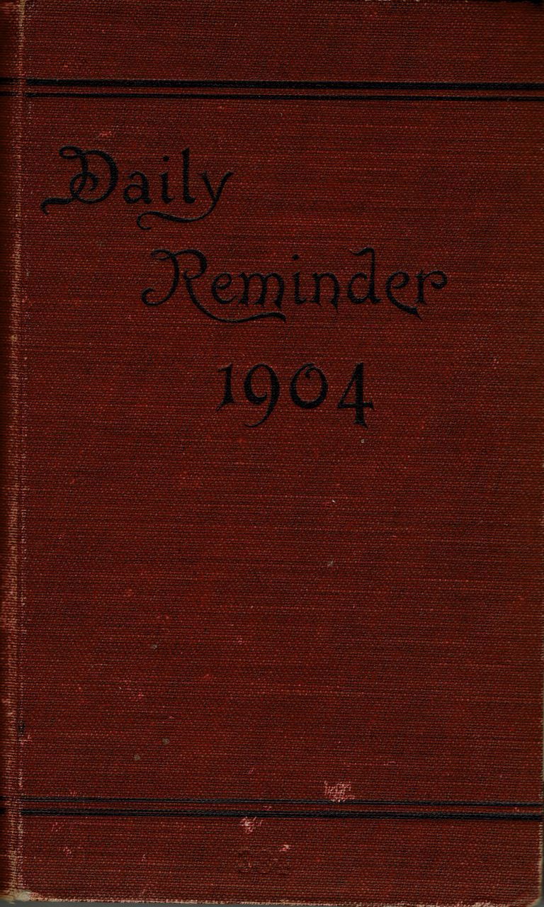          Kellogg: Elizabeth L. Kellogg Diary, 1904 picture number 1
   