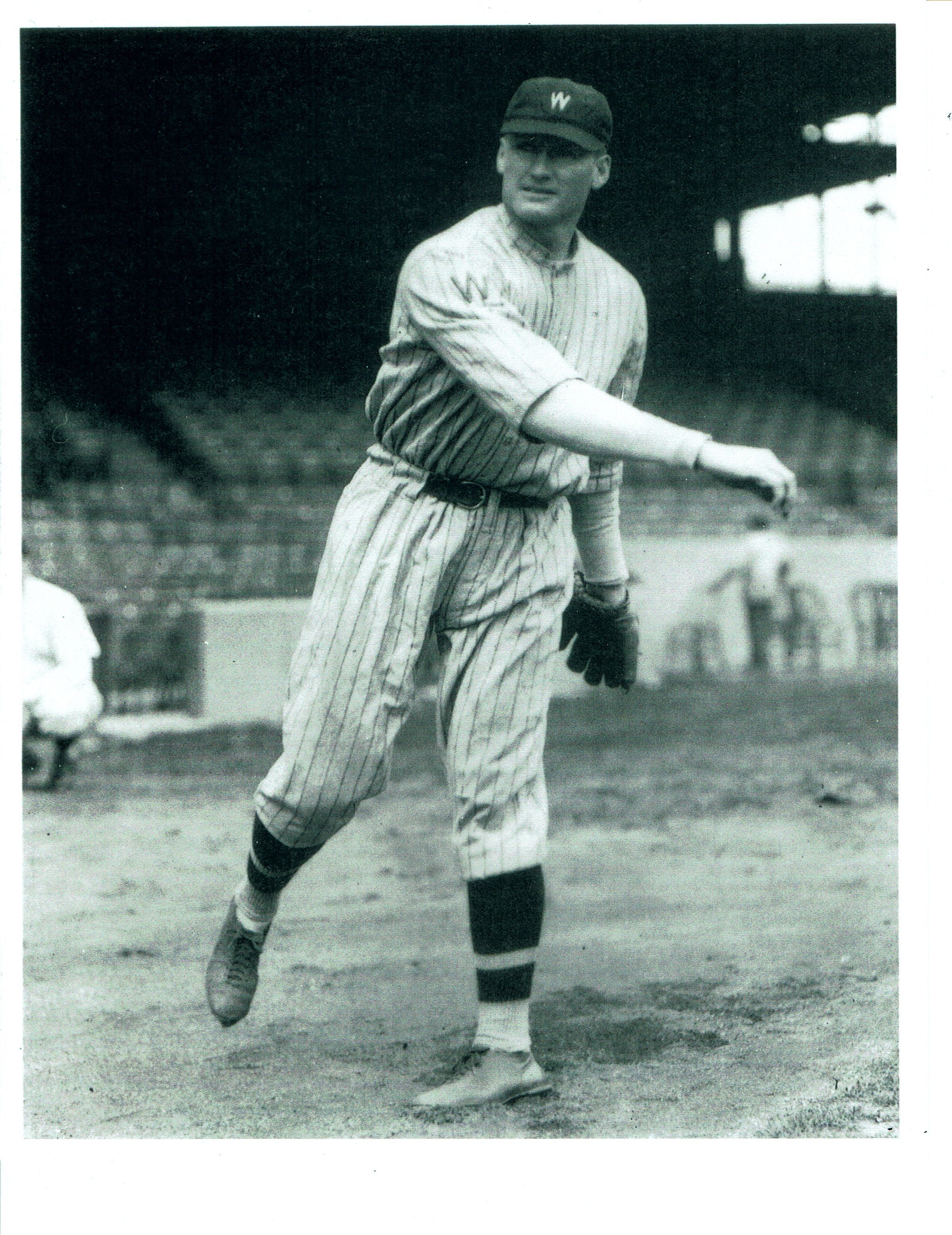 Walter Johnson: 8 x 10" B&W photograph