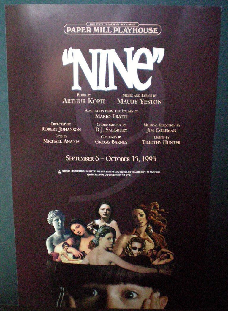          Nine, 1995 Paper Mill Playhouse Poster picture number 1
   