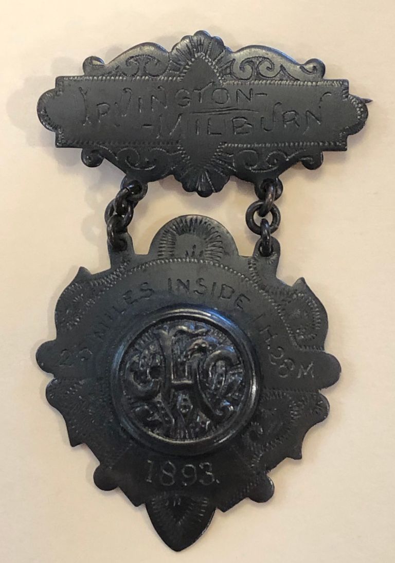          Irvington-Millburn Road Race: Medal from the Irving-Millburn Road Race, 1893 picture number 1
   