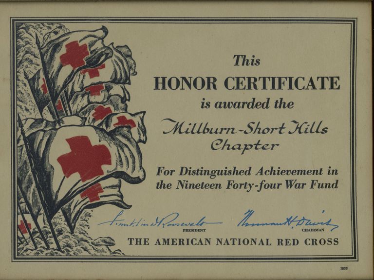          Red Cross: Certificate 1944 picture number 1
   