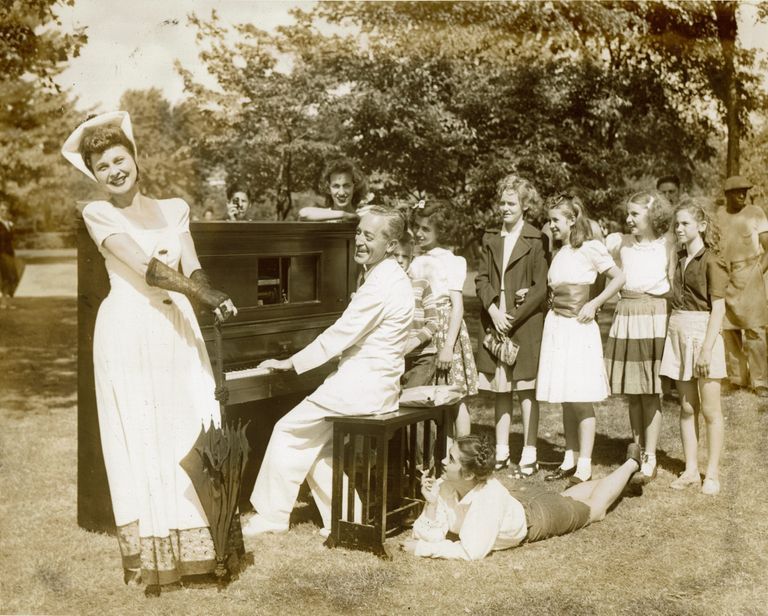          Millburn Art Center: Paper Mill Playhouse Performers at Village Festival, 1944 picture number 1
   
