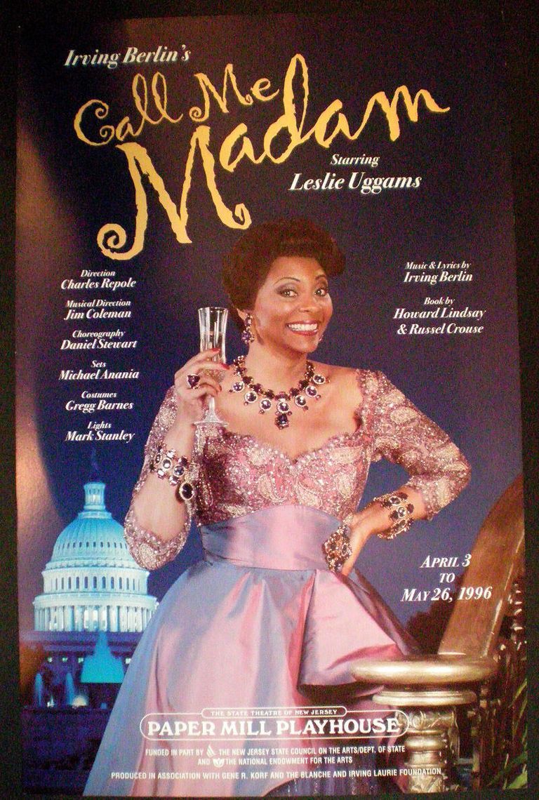          Call Me Madam, 1996 Paper Mill Playhouse Poster picture number 1
   