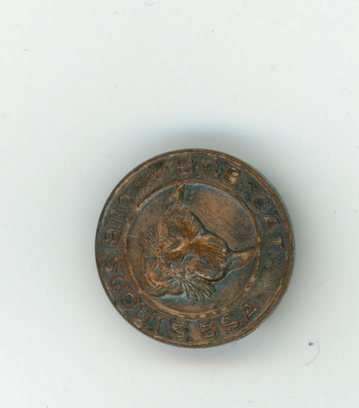          Boy Scouts: Bob Cat Cub Scout Pin. c. 1949 picture number 1
   