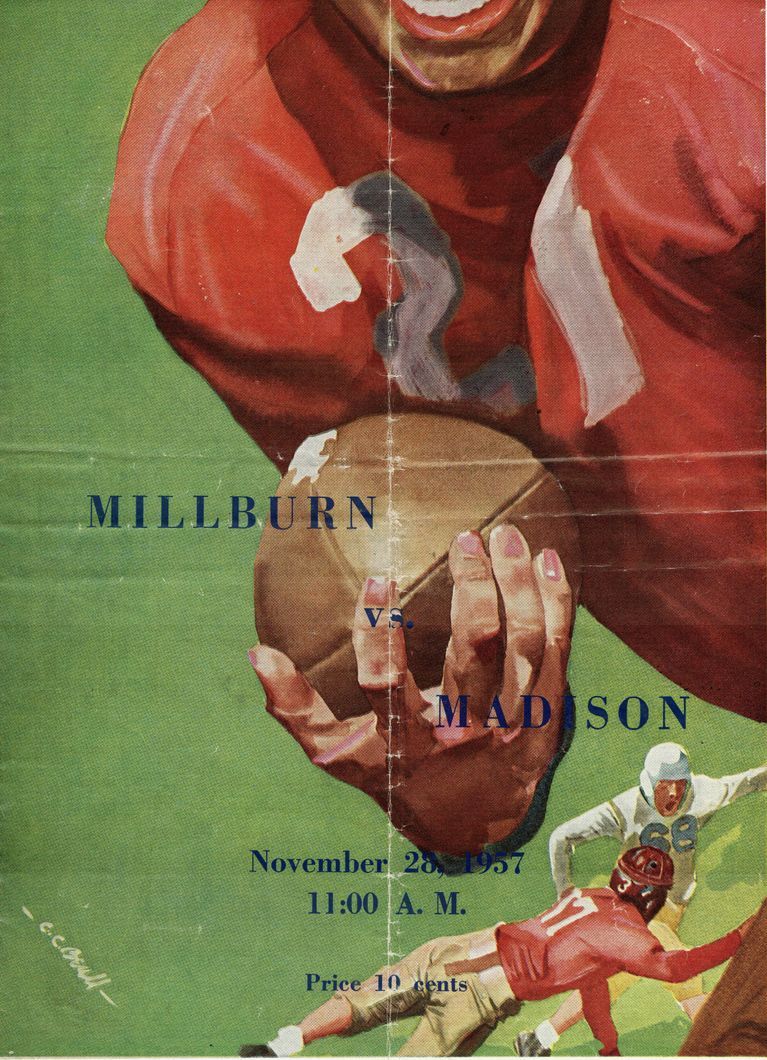          Football: Millburn High School vs. Madison, 1957 picture number 1
   