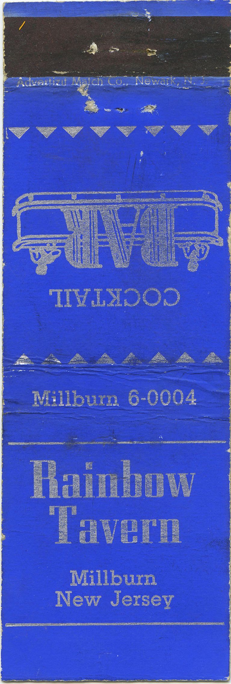          Rainbow Tavern Matchbook Cover picture number 1
   