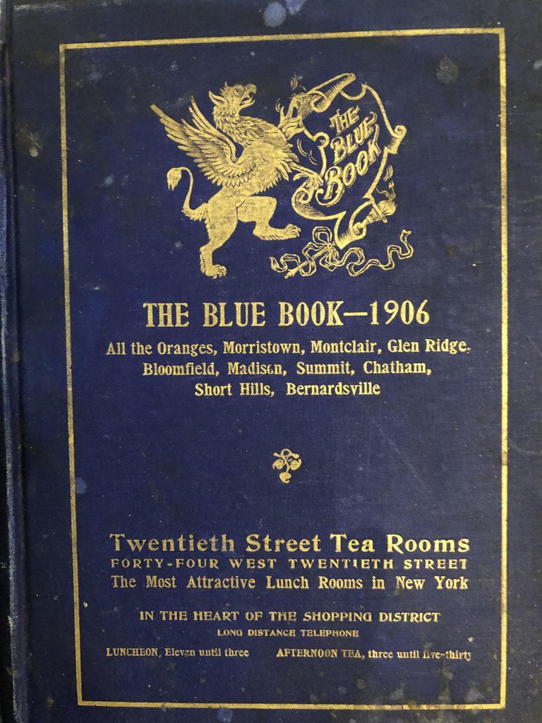          Blue Book 1906: All the Oranges, Morristown, Montclair, Glen Ridge, Bloomfield, Madison, Summit, Chatham, Short Hills, Bernardsville picture number 1
   