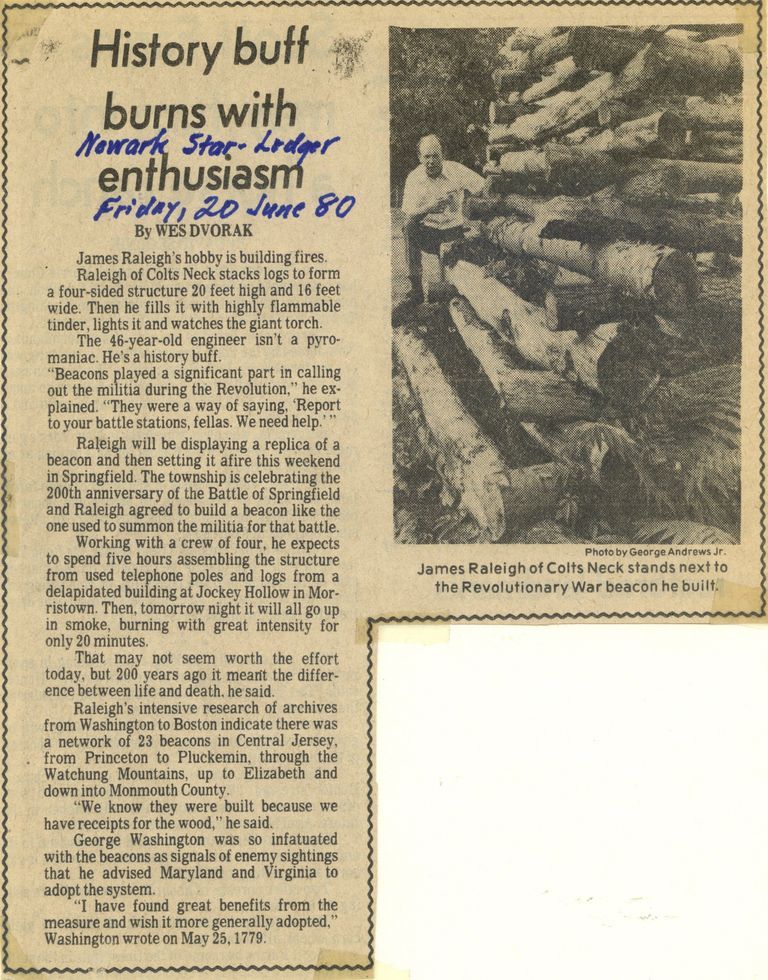          Battle of Springfield: 200th Anniversary Beacon, 1980 picture number 1
   