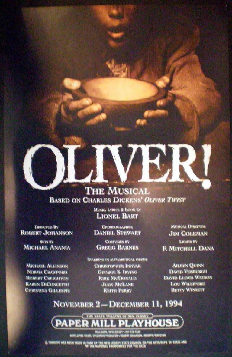          Oliver!, 1994 Paper Mill Playhouse Poster picture number 1
   