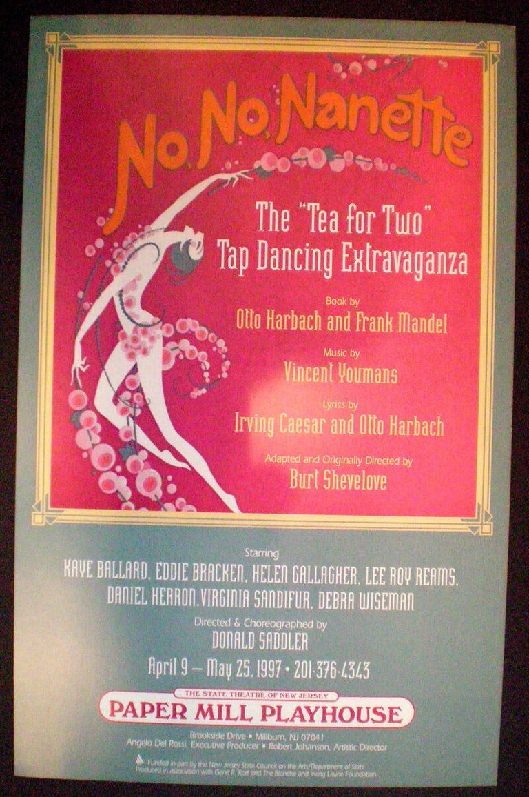          No, No, Nanette, 1997 Paper Mill Playhouse Poster picture number 1
   