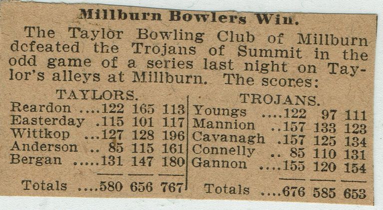          Flanagan: Millburn Bowlers, c. 1900-1910 picture number 1
   