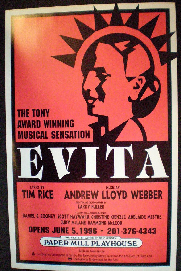          Evita, 1996 Paper Mill Playhouse Poster picture number 1
   