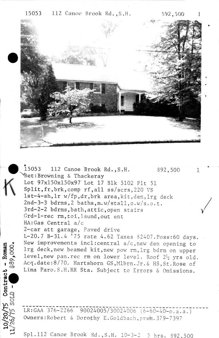          112 CANOE BROOK ROAD picture number 1
   