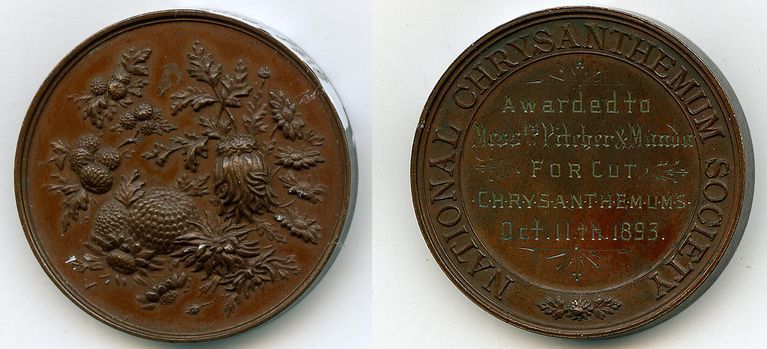          Pitcher & Manda: Cut Chrysanthemum Medal, 1893 picture number 1
   