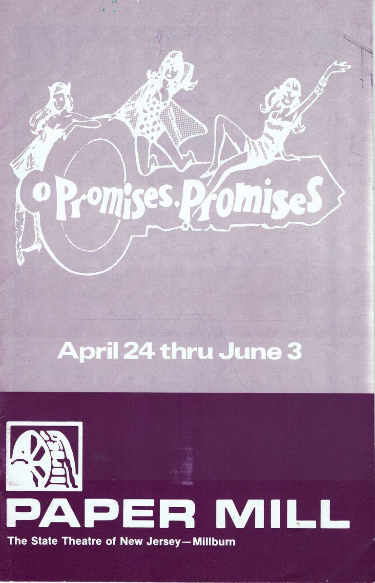          Paper Mill Playhouse Program: Promises, Promises, 1973 picture number 1
   