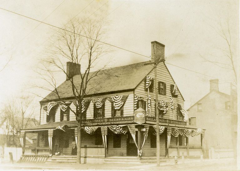          Decked out for the Millburn Semi-Centennial; Photo ID# 291
   