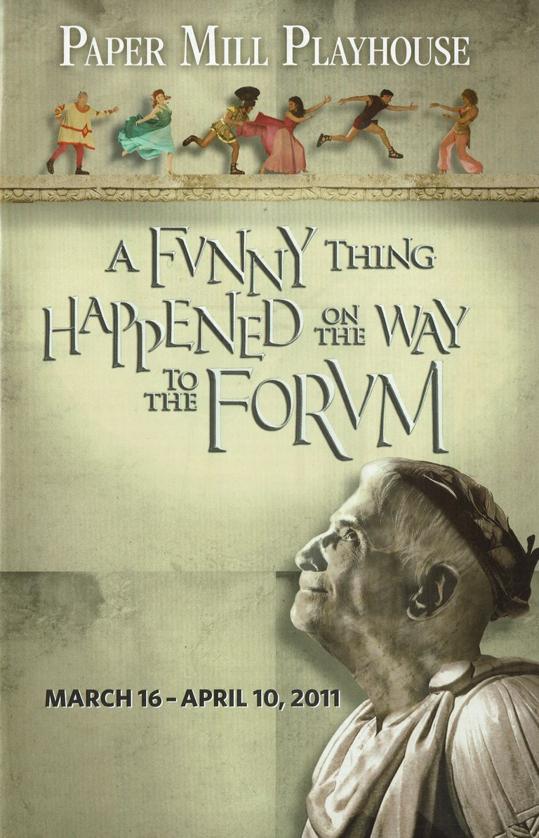          Paper Mill Playhouse Program: A Funny Thing Happened on the Way to the Forum, 2011 picture number 1
   