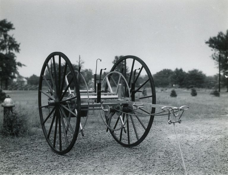          Fire Department: Hand-Drawn Fire Hose, c. 1956 picture number 1
   