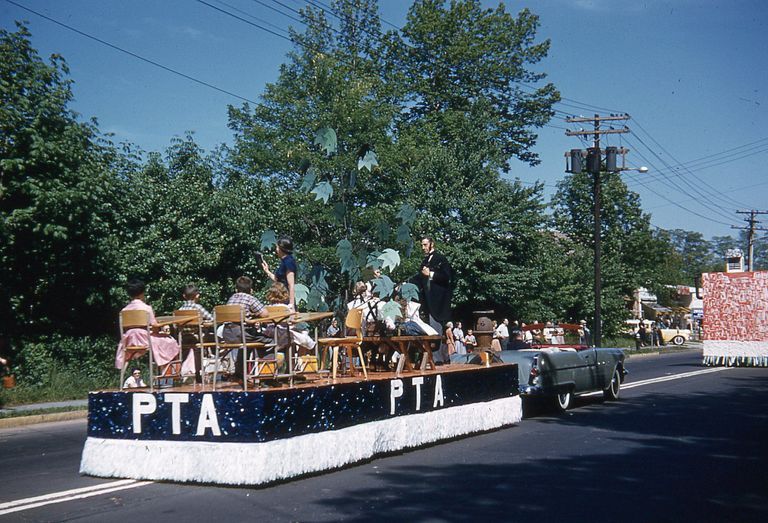          Centennial Parade: Millburn School PTA Float, 1957 picture number 1
   