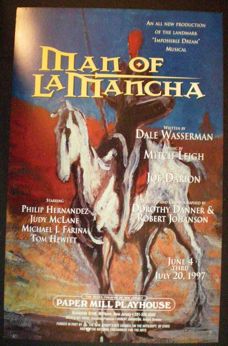          Paper Mill Playhouse Poster: Man of La Mancha', 1997 picture number 1
   