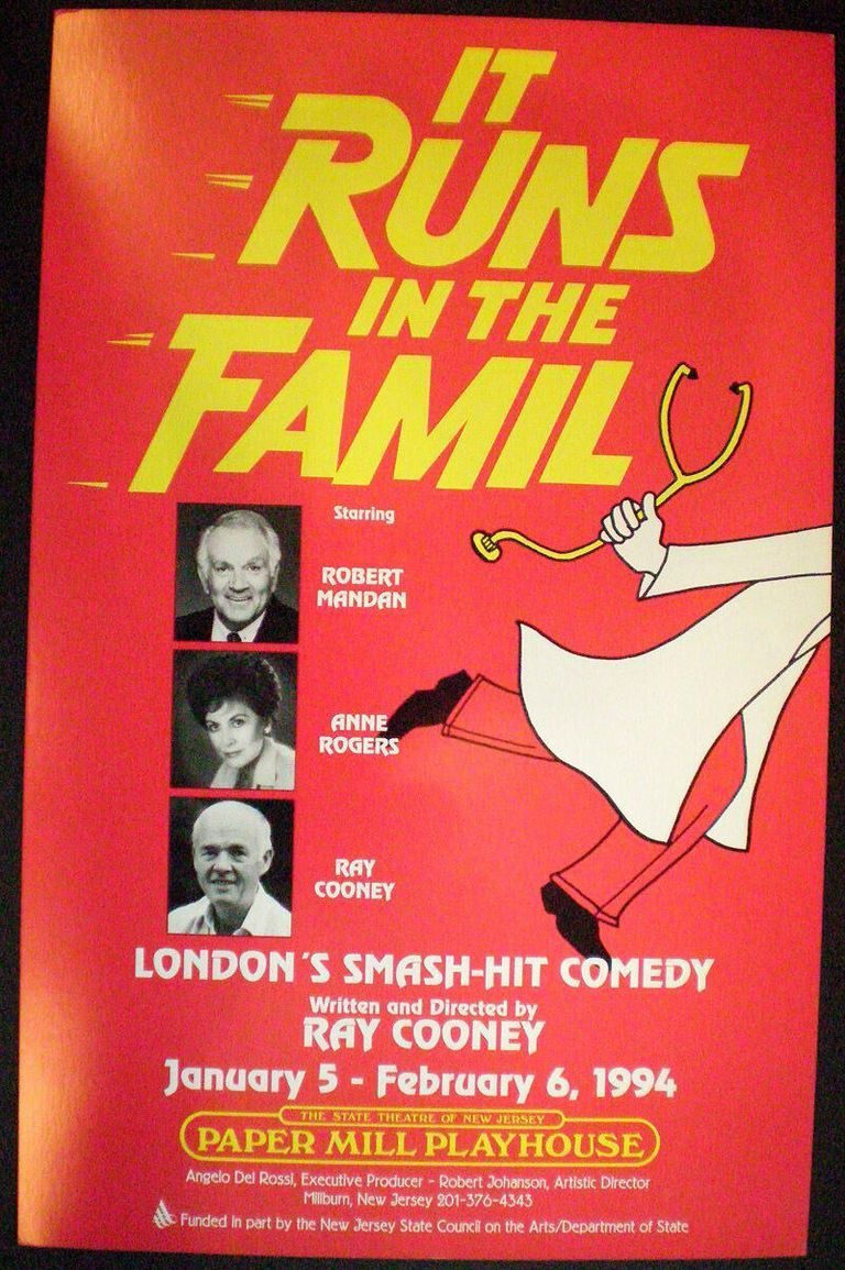          It Runs in the Family, 1994 Paper Mill Playhouse Poster picture number 1
   