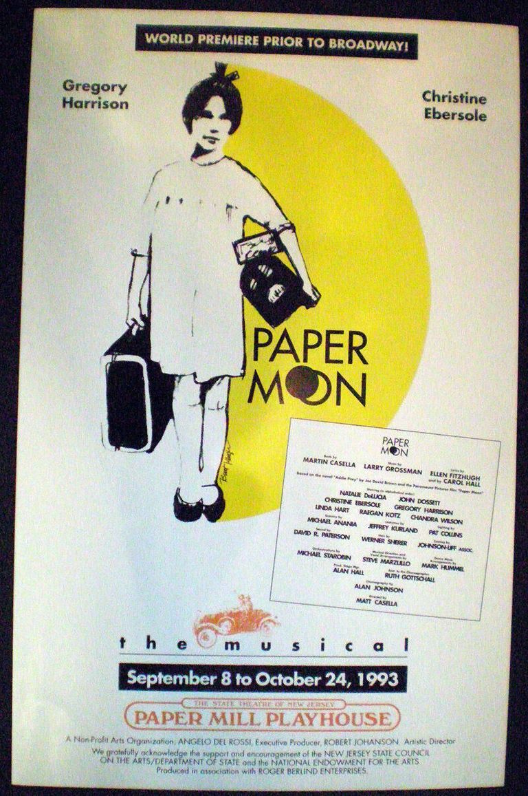          Paper Moon, 1993 Paper Mill Playhouse Poster picture number 1
   