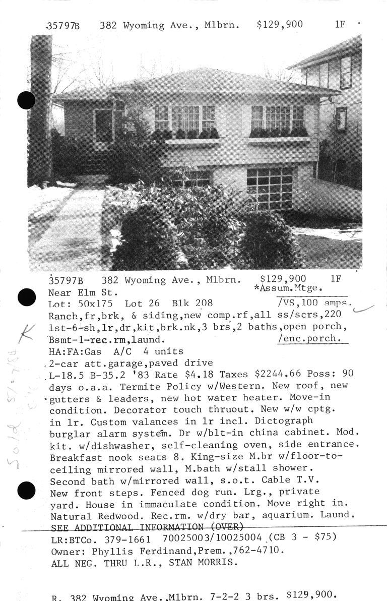          382-WYOMING-AVENUE picture number 1
   