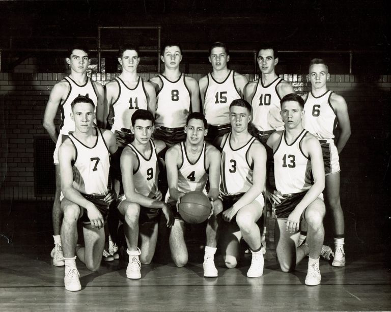          Basketball: Millburn High School Suburban Basketball Champions, 1953-4 picture number 1
   